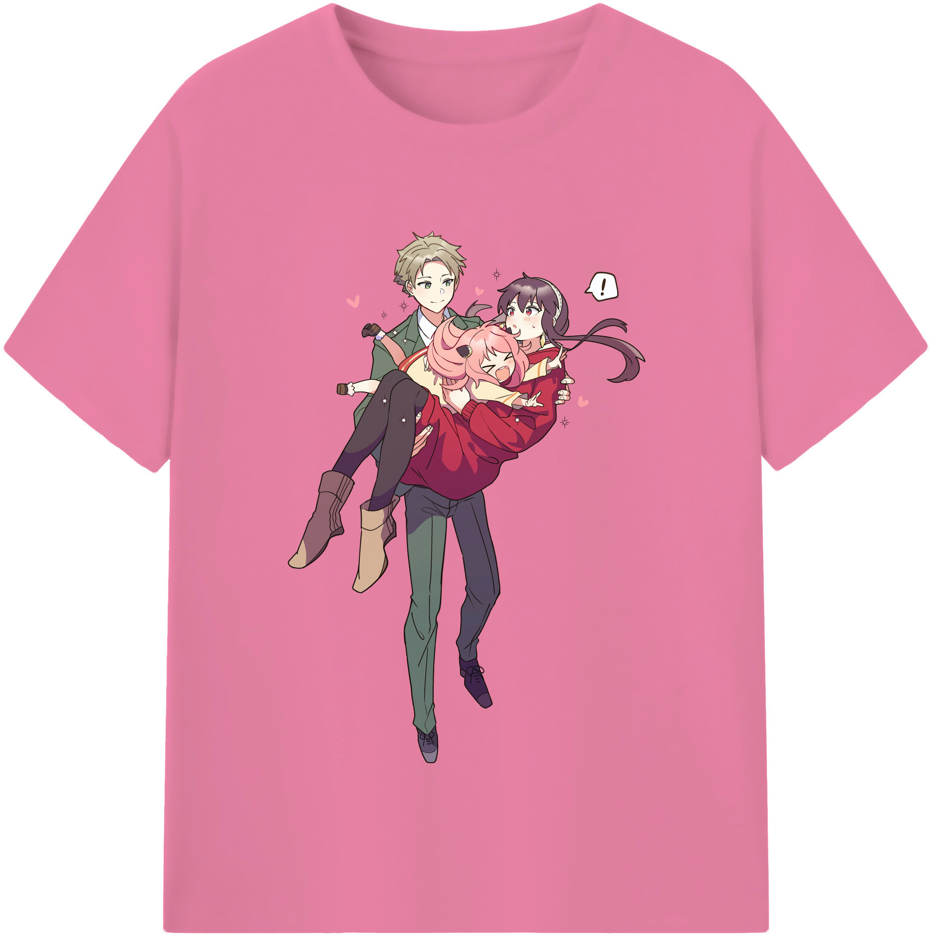 （画像用） SPY×FAMILY间谍家家酒 綿100％半袖Tシャツ（フロントプリント）